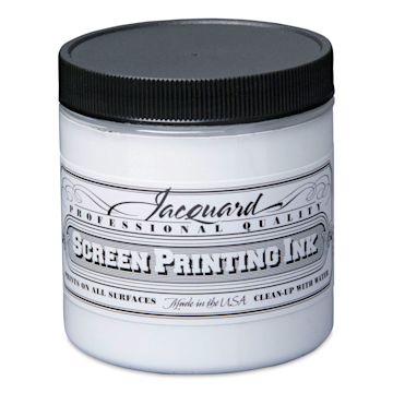 Open in modal - Jacquard Screen Printing Ink - Super Opaque White, 8 oz