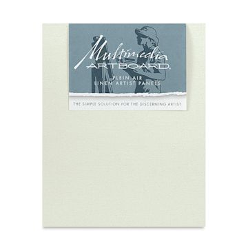 Open in modal - Multimedia Artboard Plein Air Claessens Linen Artist Panel - 8" x 10", 13 DP, Pkg of 3 front of package