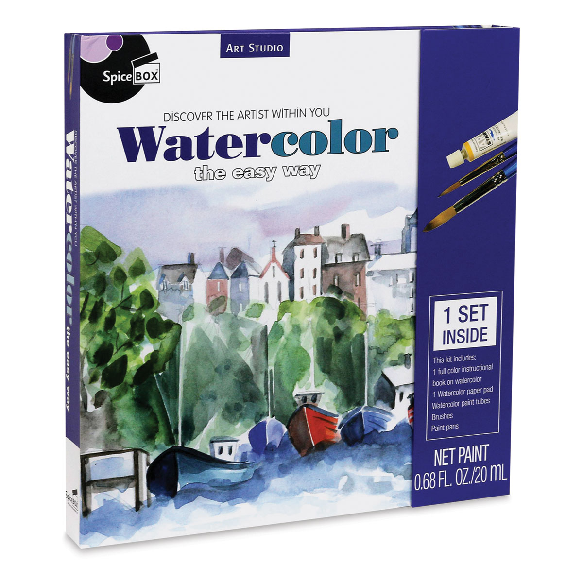 Book Club Watercolor Art Box