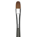 Da Vinci Colineo Synthetic Kolinsky Sable Brush - Filbert, Size 12, Long Handle