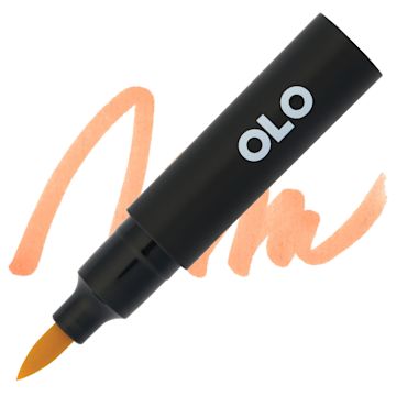 Open in modal - Olo Brush-Tip Half Marker - O1.2, Loquat - Marker and Swatch