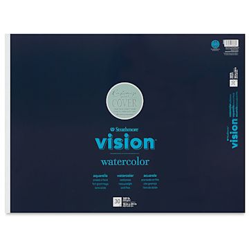Open in modal - Strathmore Vision Watercolor Pad - 18" x 24", 30 Sheets, 140 lb