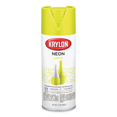 Krylon Neon Spray Paint - Neon Yellow, 12 oz
