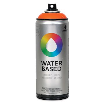 Open in modal - MTN Water Based Spray Paint - Orange, 400 ml Can