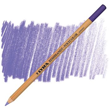 Open in modal - Lyra Rembrandt Polycolor Premium Oil-Based Colored Pencil - Light Violet pencil and swatch