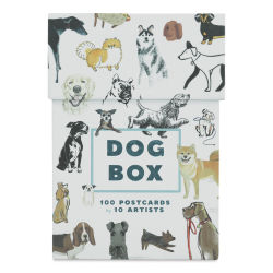 Dog Box Postcard Set (Front of packaging)