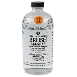 Chelsea Classical Studio Citrus Essence Brush Cleaner - Front of 16 oz bottle