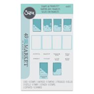 Sizzix Painted Palettes Stamp and Framelit Set