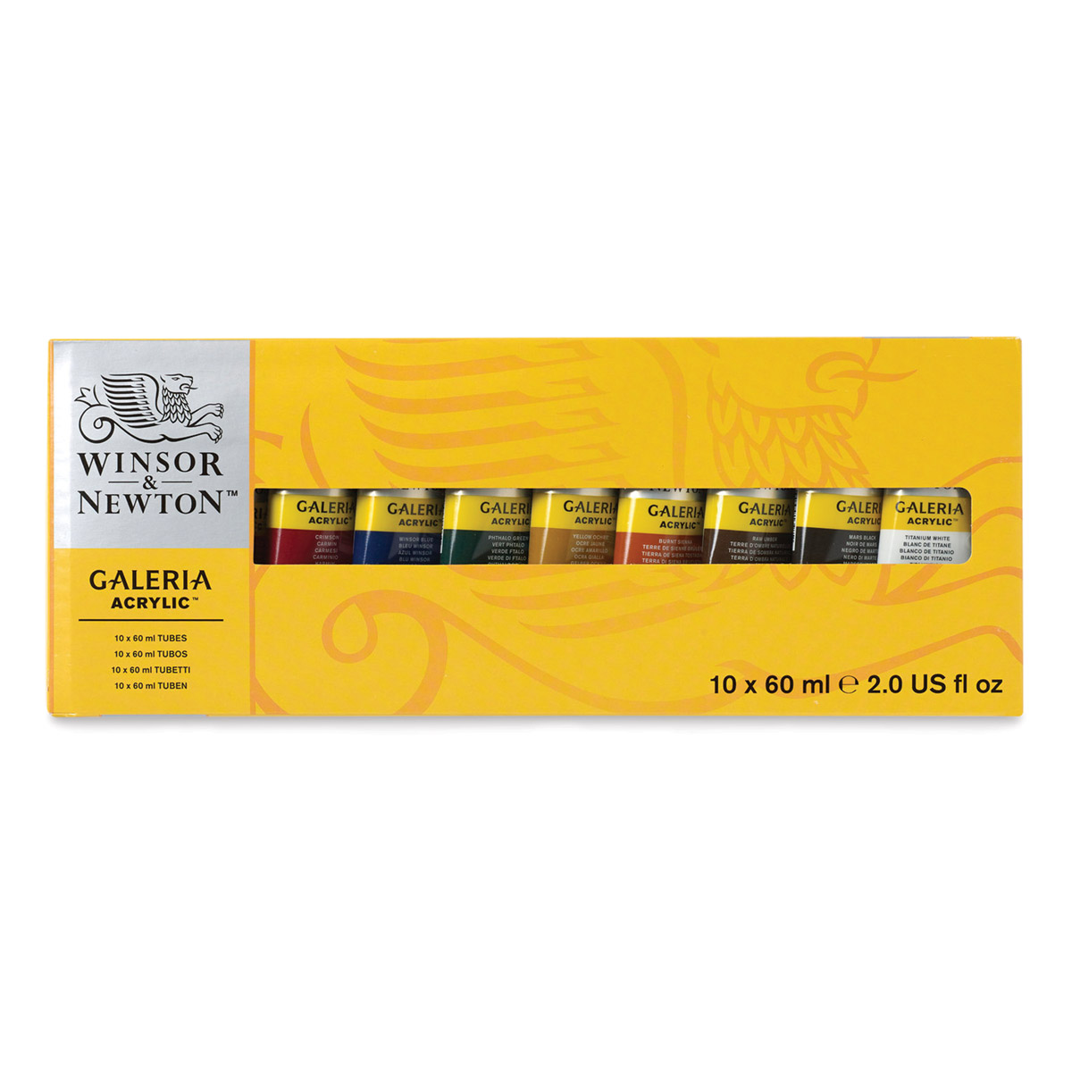 Winsor & Newton Galeria Acrylic Paints, 500ml Tubs, Various Shades