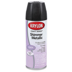 Krylon Shimmer Metallic Spray Paint - Black, 11.5 oz can