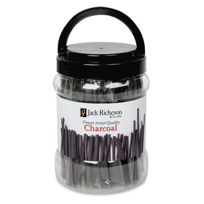 Willow Charcoal Canister - Front of 144 pc canister shown