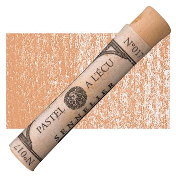 Open in modal - Sennelier Soft Pastel - Flesh Ochre pastel and swatch
