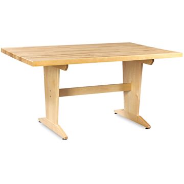 Open in modal - Diversified Spaces Planning Table - Maple Top, 30"H x 60"W x 42"D