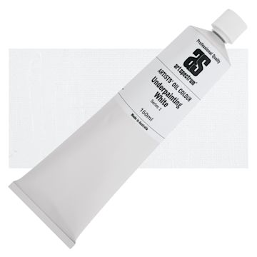 Open in modal - Art Spectrum Artists' Oil Paint - Underpainting White, 150 ml tube and swatch