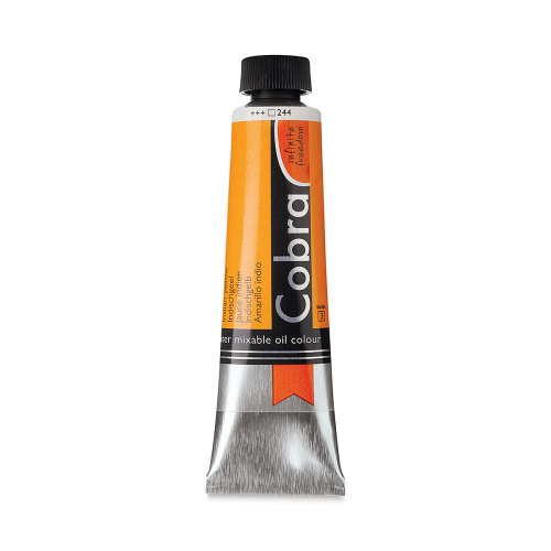 Royal Talens Cobra Water Mixable Oil Color - Indian Yellow, 40 ml tube