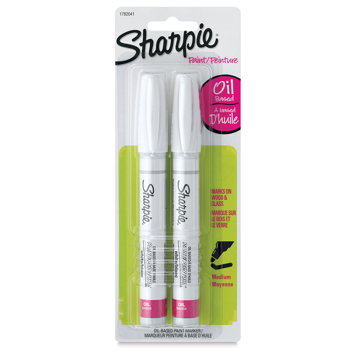 Sharpie Oil-Based Paint Marker - Medium Point - Medium Marker Point - White Oil Based Ink - 2 Pack