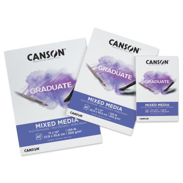 Canson Graduate Mixed Media Pads, various sizes