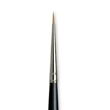 Open in modal - Da Vinci Maestro Kolinsky Brush - Restauro Retouch, Short Handle, Size 2/0 close up