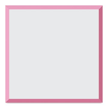 Open in modal - Crescent BriteCore Matboard - 32" x 40", White on Pink