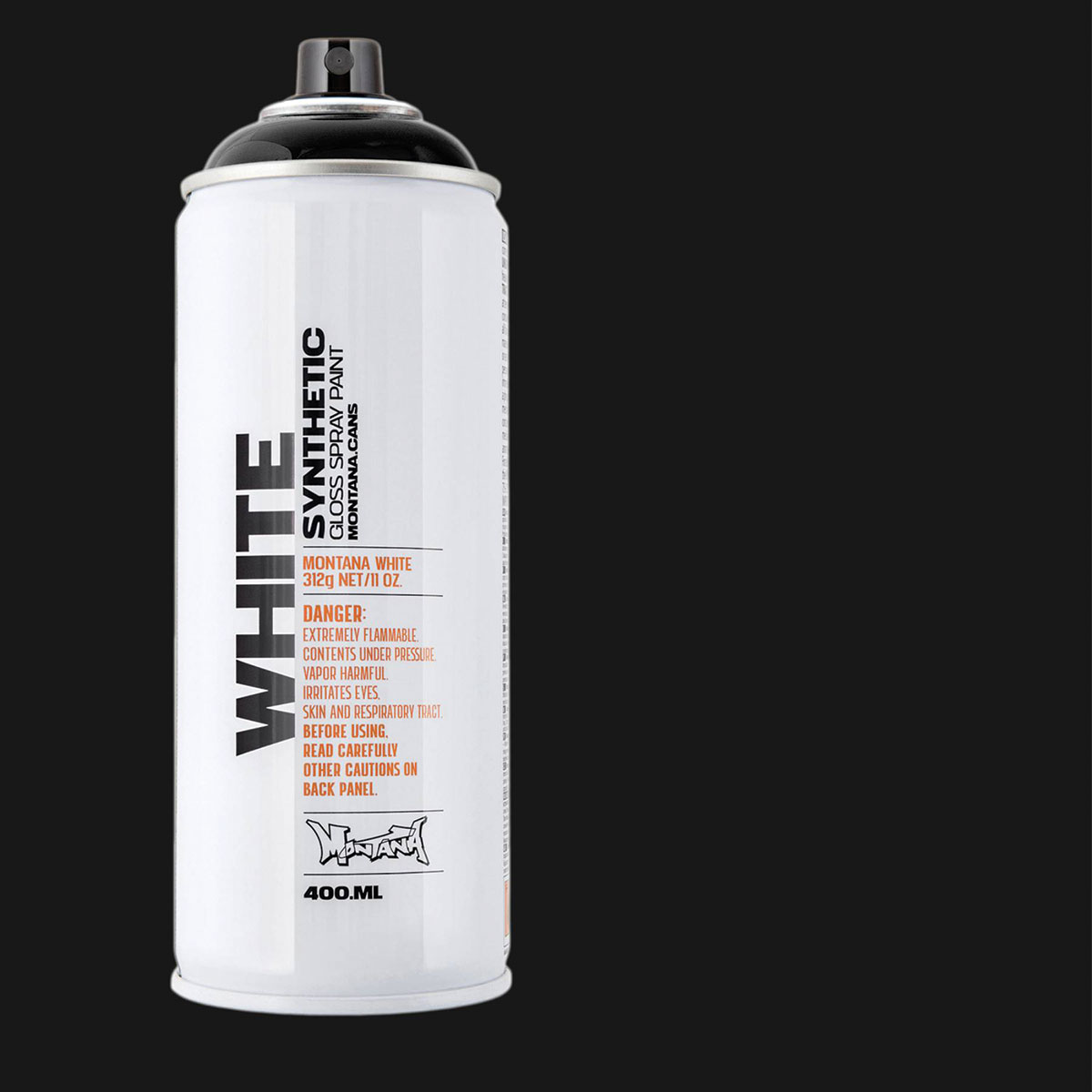 Montana Black Acrylic Spray White