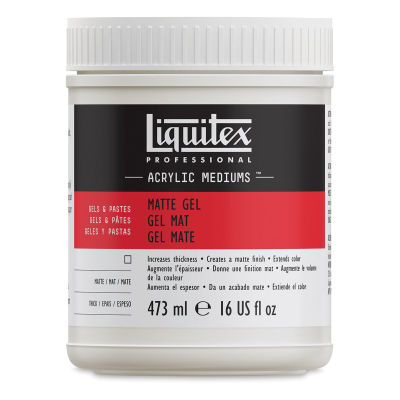 Liquitex Medium - Gel Medium, Matte, 16 oz jar