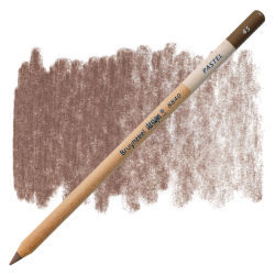 Bruynzeel Design Pastel Pencil - Havana Brown 45 (swatch and pencil)