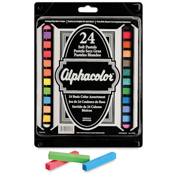 Open in modal - Alphacolor Soft Pastels - Basic Colors, Set of 24