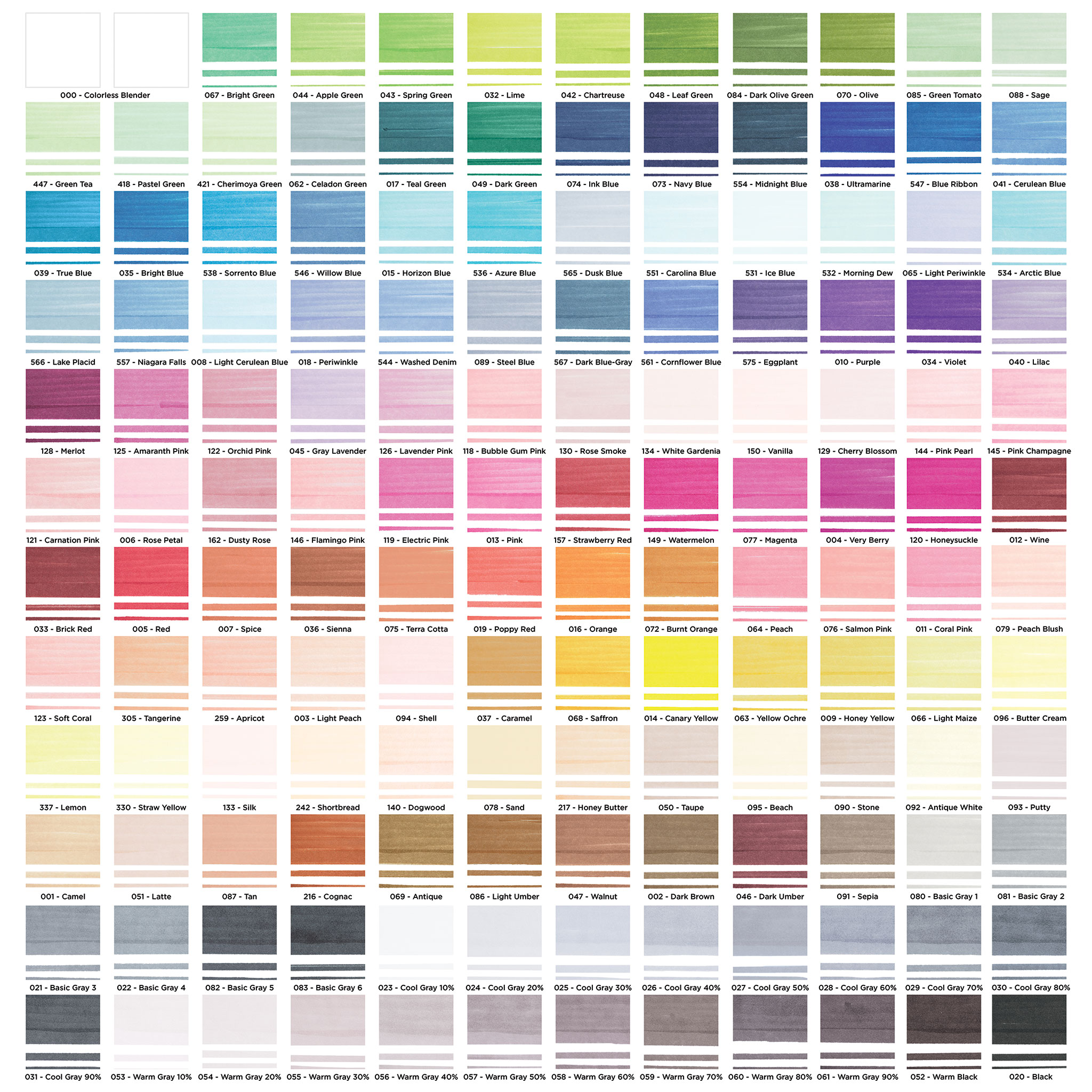 Blick Studio Brush Marker Filled Color Sheet by deure1 on DeviantArt