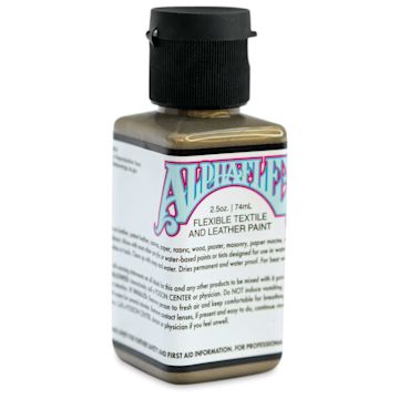 Open in modal - Alpha6 AlphaFlex Textile and Leather Paint - Metallic Antique Gold, 74 ml, Bottle
