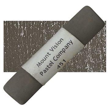 Open in modal - Mount Vision Handmade Pastel - Warm Gray 451 pastel and swatch