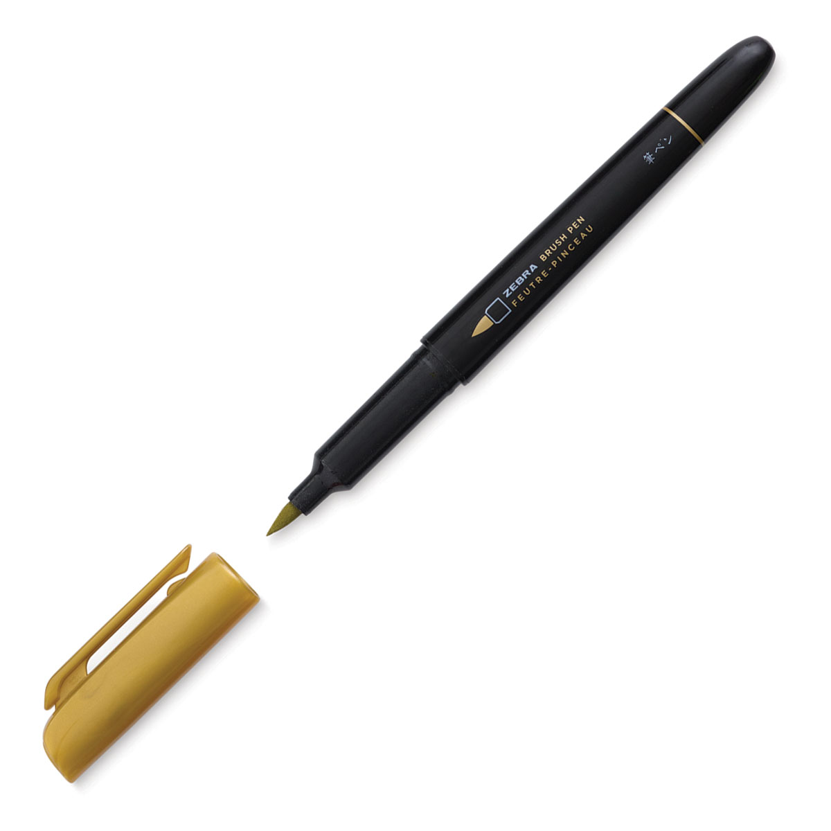 goodenough94年ゼブラゴールド　Lサイズ Zebra Metallic Brush Pen - Gold | BLICK Art Materials