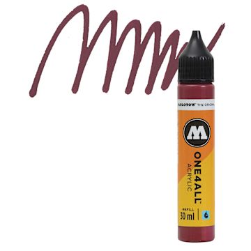 Open in modal - Molotow One4All Acrylic Marker Refill - 30 ml, Burgundy and swatch