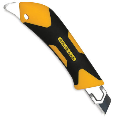 Olfa Heavy-Duty Auto-Lock Utility Knife - Side view of Knife showing blade out