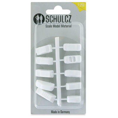 Schulcz Scale Model Vehicles - Cars, Truck, and Vans, Pkg of 10, 1:200, 1/16" (front of package)