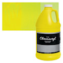 Chromacryl Students' Acrylics - Neon Yellow, 64 oz bottle
