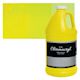 Chromacryl Students' Acrylic - Neon Yellow, 64 oz bottle and swatch