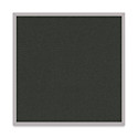 Ghent PremaTak Tackboard - 4 ft x 4 ft, Ebony, Vinyl, Aluminum Frame