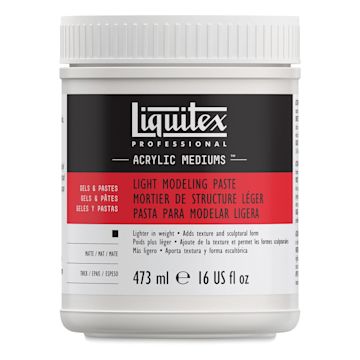 Open in modal - Liquitex Light Modeling Paste - 16 oz jar