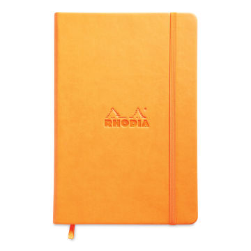 Rhodia Hardcover Webnotebook - Orange, 5-1/2" x 8-1/4", Dot Grid