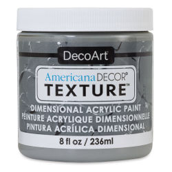 DecoArt American Decor Texture Paint - Grey, 8 oz