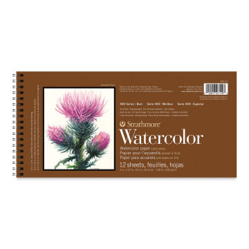 Strathmore 300 Series 140 lb Watercolor Paper Pad 18 x 24 Wire