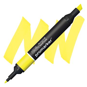 Open in modal - Winsor & Newton Promarker - Yellow marker and swatch