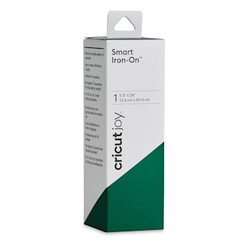 Open in modal - Cricut Joy Smart Iron-On - Kelly Green, 5-1/2" x 24", Roll (In packaging)