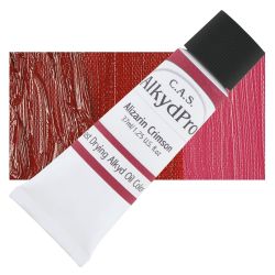 CAS AlkydPro Fast-Drying Alkyd Oil Color - Alizarin Crimson, 37 ml tube