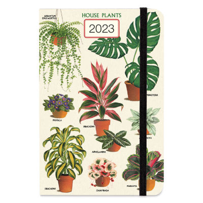 Cavallini 2023 Weekly Planner - House Plants (Front cover)