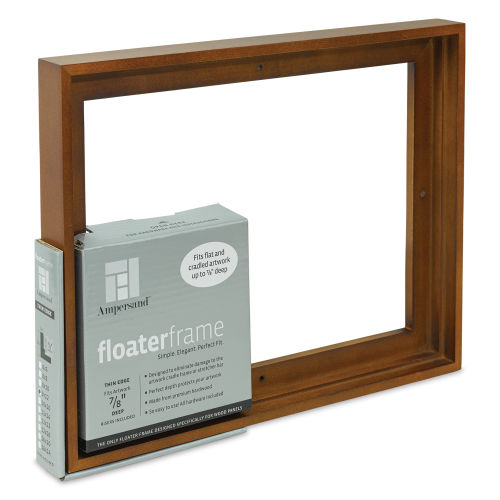 Ampersand Floater Frame Thin 7/8 9x12 Walnut
