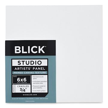 Open in modal - Blick Studio Artists' Board - 6" x 6" x 3/4", Traditional