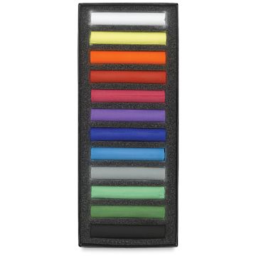 Open in modal - Blockx Soft Pastel Set - Assorted Colors, Set of 12, pastels inside packaging