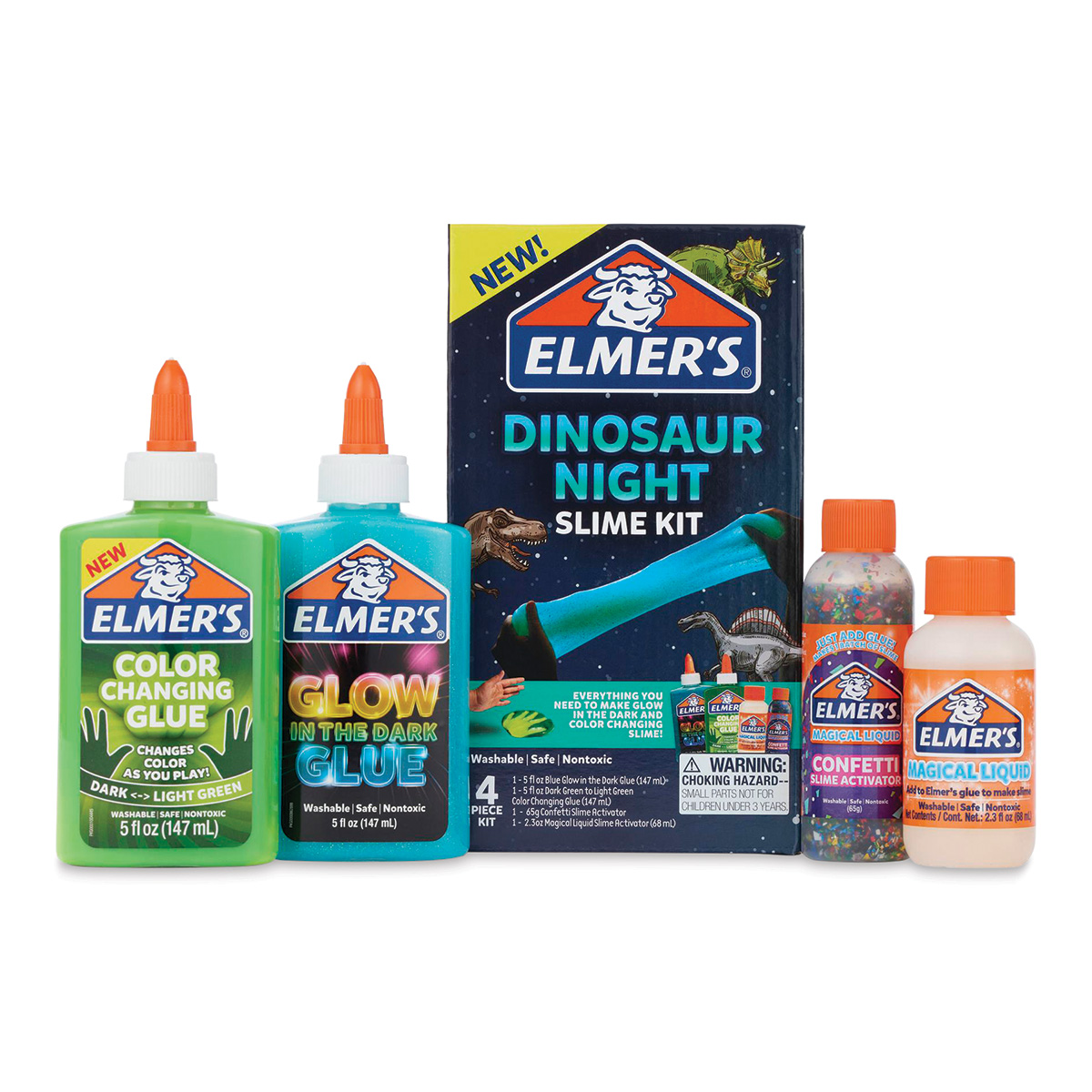 Elmers kit pour slime coloré  Ingrédients pour slime avec colle co