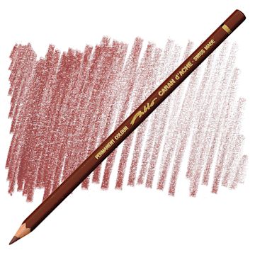 Open in modal - Caran d'Ache Pablo Colored Pencil - Brown pencil and swatch
